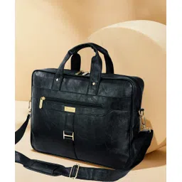 hard craft Men Black Messenger Bag-picture-18