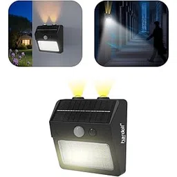 hardoll Solar Wall Lights with Motion Sensor | Waterproof Outdoor Security Light for Home,Garden & Pathway | Automatic Solar Lamp for Outdoor Lighting (Warm & Cool White - Pack of 1)-image-38