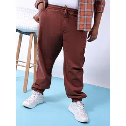 hardsoda by the indian garage co HARDSODA Men Plus Size Mid-Rise Cargos-picture-18