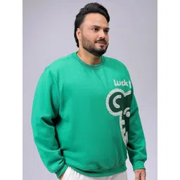 hardsoda by the indian garage co HARDSODA Men Plus Size Printed Pullover Sweatshirt-picture-33