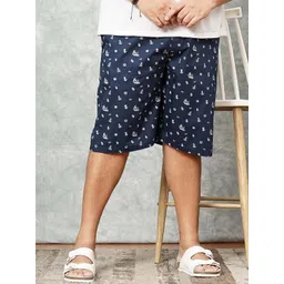 hardsoda by the indian garage co HARDSODA Plus Size Men Printed Shorts-picture-10