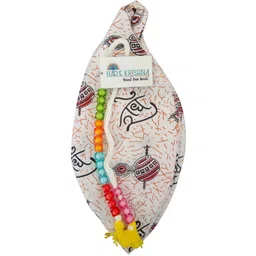 hare krishna food for soul Women Multicolor Potli-picture-15