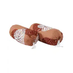 hargunz Set of 2 Leaf Print Bolster Covers 32" x 16"-picture-42