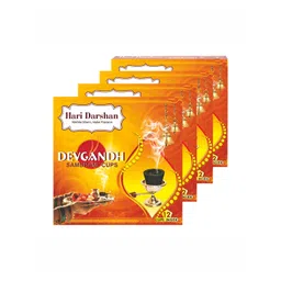 Hari darshan 4-Pcs Yellow & Red Devgandh SambraniCup48Cups-picture-19