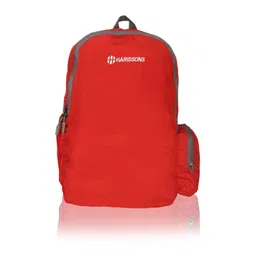Harissons Unisex Red Solid Backpack-picture-17