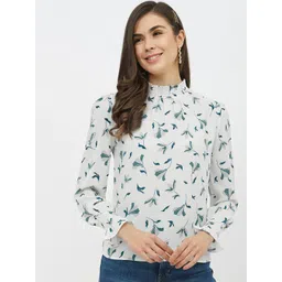Harpa Women White Printed Top-picture-36