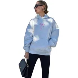 harpita Women Solid Cotton Fleece Stylish Hooded Regular Fit Hoodie for Winter-picture-50