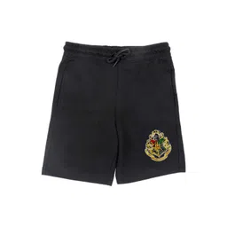 Harry Potter by Wear Your Mind Boys Black Harry Potter Printed Shorts-picture-18