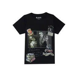 Harry Potter by Wear Your Mind Boys Black Printed T-shirt-picture-38
