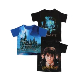 Harry Potter by Wear Your Mind Boys Black set of 3 Printed T-shirt-picture-23
