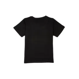 Harry Potter by Wear Your Mind Boys Black Typography Printed Pure Cotton T-shirt image 3