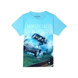 Harry Potter by Wear Your Mind Boys Blue & White Harry Potter Printed T-shirt-picture-11