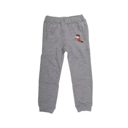 Harry Potter by Wear Your Mind Boys Grey Solid Joggers-picture-30