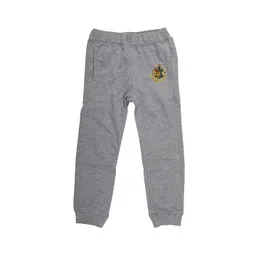 Harry Potter by Wear Your Mind Boys Grey Solid Joggers-picture-28