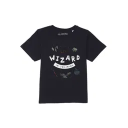 Harry Potter by Wear Your Mind Boys Navy Blue Printed T-shirt-picture-27