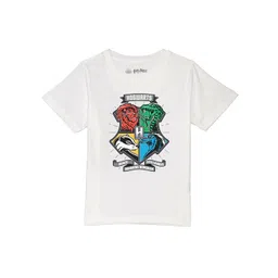 Harry Potter by Wear Your Mind Boys White Harry Potter Printed Pure Cotton T-shirt-picture-55