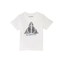 Harry Potter by Wear Your Mind Boys White Printed T-shirt-picture-34