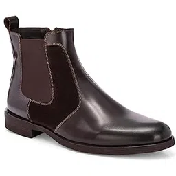 harrykson london Classic Brown Leather Chelsea Boots with Premium Accent and Durable Sole-picture-24