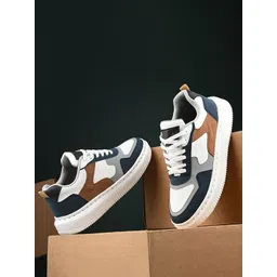 Harrytech London Men Synthetic Leather Textured Sneakers-picture-25