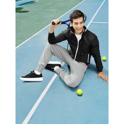 Harvard Men Black Sporty Jacket-image-18