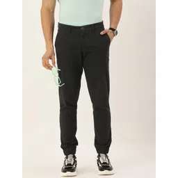Harvard Men Classic Slim Fit Solid Joggers-image-47