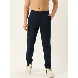 Harvard Men Classic Solid Mid-Rise Slim Fit Joggers-picture-35