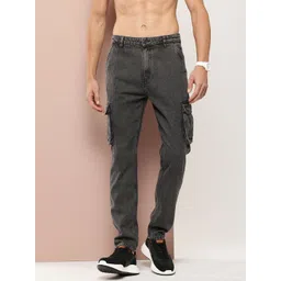 Harvard Men Cotton Tapered Fit Light Fade Jeans-picture-23