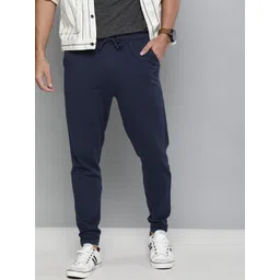 Harvard Men Navy Blue Solid Track Pants-picture-38