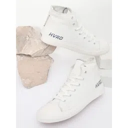 Harvard Men Printed Comfort Insole Canvas Lace-Up Sneakers-picture-29