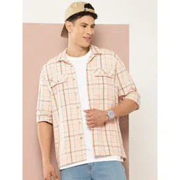 Harvard Men Tartan Checked Casual Shirt-picture-12