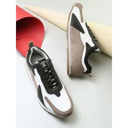 Harvard Men White Colourblocked Sneakers-picture-36