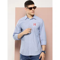 Harvard Spread Collar Printed Casual Shirt-picture-23