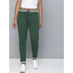 Harvard Women's Olive Solid Track Pants-picture-10