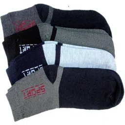 hashknit Men Color Block Ankle Length-picture-18