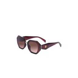 HASHTAG EYEWEAR Unisex Oversized Sunglasses with UV Protected Lens TZ_24_8109_C1-Brown-picture-22