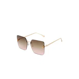 HASHTAG EYEWEAR Women Square Sunglasses with UV Protected Lens RL-190722-YLO-picture-22