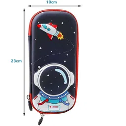 hasthip 123 Three-layer classification design, independent large pen slot, front pocket mesh pocket, easy access, large capacity 230mm * 100mm. Art EVA Pencil Box-picture-15