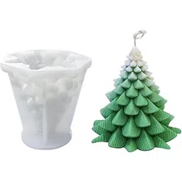 HASTHIP® 3D Christmas Tree Shape Resin Casting Silicone Mold-picture-10