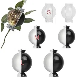 HASTHIP® 6 Pcs Plant Rooting Ball - Plant Root Grow Box - Reusable Plant Rooting Grow Propagation Ball - Garden Grafting Tools for Indoor/Outdoor Plants - Plastic Plant Propagation Ball (3 Size/S M L)-picture-23