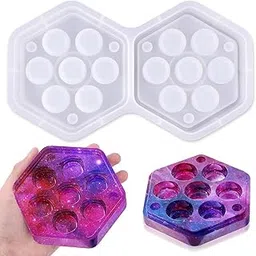 HASTHIP® Resin Molds Silicone for Dice Box, Dice Holder Silicone Molds with Lid for Epoxy Resin Casting for DIY Dices Storage Case Making, Dice Lovers Gift-picture-16