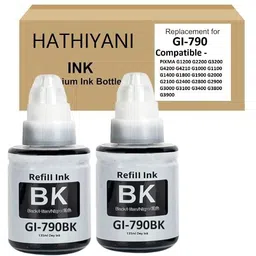 HATHIYANI GI 790 Ink Refill for Canon G1000, G1010, G1100, G2000, G2002, G2010, G2012, Black Ink Bottle-picture-13