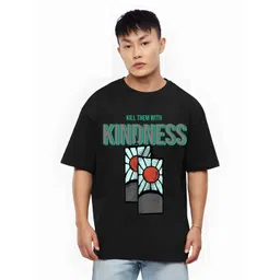 Hatke Trends Oversized Typography Printed Round Neck Cotton T-Shirt-picture-39