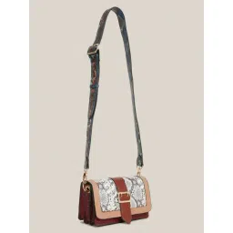 Hats Off Accessories Beige Animal Effect Small Leather Cross Body Bag-picture-41