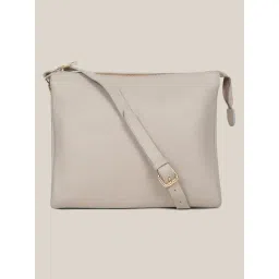 Hats Off Accessories White Large Leather Cross Body Bag-picture-22