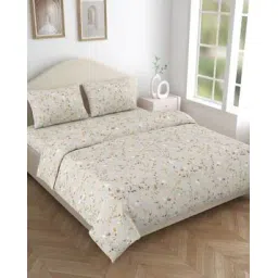 haus & kinder 120 TC Floral Print Double Bedsheet Set -picture-22