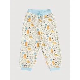 haus & kinder Boys Graphic Printed Pure Cotton Joggers-picture-30