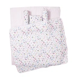 Haus & Kinder Bundle of Joy Bedding Set, Butterfly Garden- White pink-picture-10