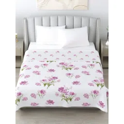 Haus & Kinder Printed White Cotton Single Dohar-picture-28