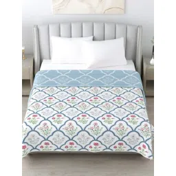 Haus & Kinder Printed White Cotton Single Dohar-picture-17