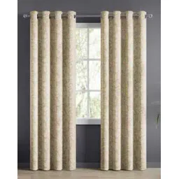 haus & kinder Set of 2 Floral Print Door Curtains with Eyelet Header-picture-51